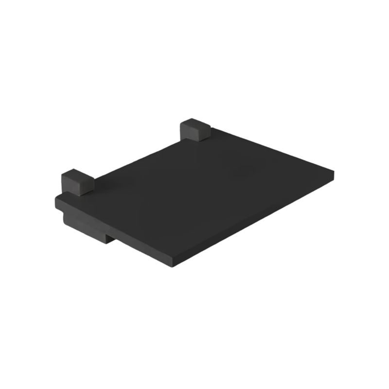 Prateleira Porta Modem Preta 20x40cm Prat-k
