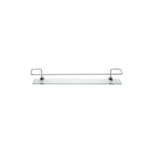 Prateleira Reta de Vidro Cromado 40X10 Ref 2917 Jackwal Prateleira Reta de Vidro Cromado 40X10 Ref 2917 Jackwal