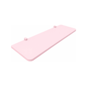 Prateleira Rosa 1,2x25x80cm com Suporte Kids Prat-K