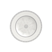 Prato de Sobremesa em Porcelana Decorada Gabrielle 21cm Tramontina Prato de Sobremesa em Porcelana Decorada Gabrielle 21cm Tramontina