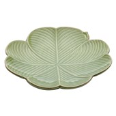 Prato Folha em Cerâmica Banana Leaf 27,5cm Lyor