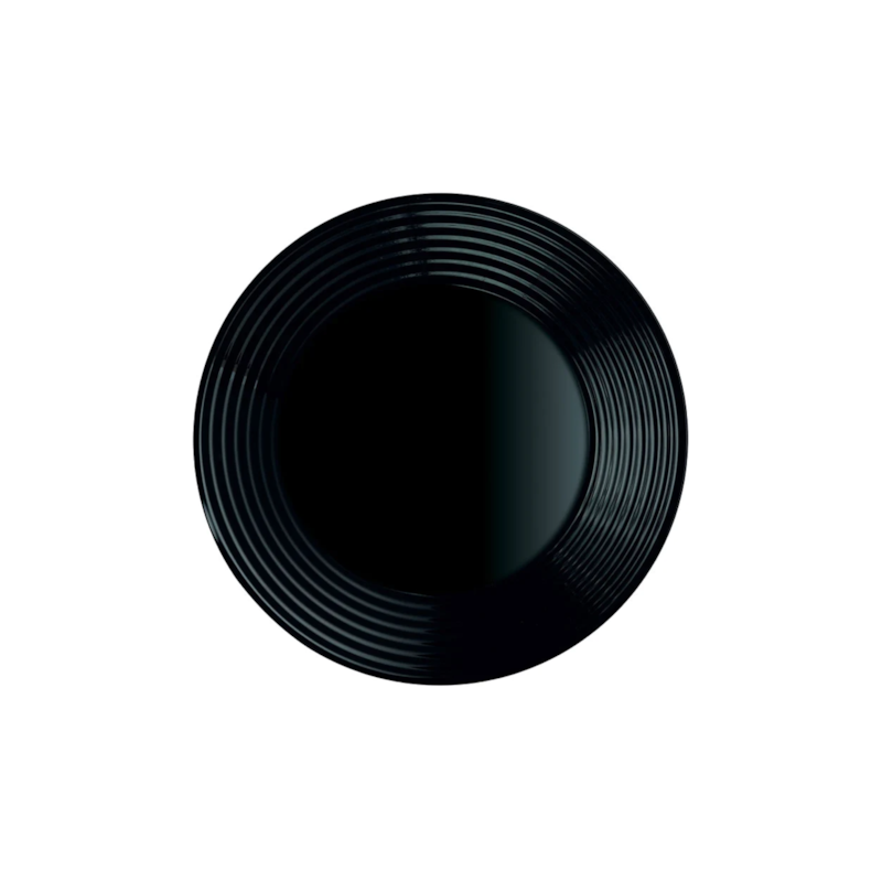 Prato Fundo Vidro Temperado Black 23cm Lyor