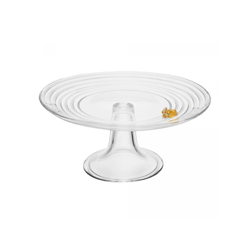 Prato para Bolo Butterfly 19x19x10cm Lyor