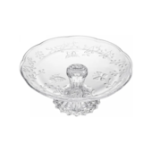 Prato para Bolo Butterfly 26,5x27x12cm Lyor