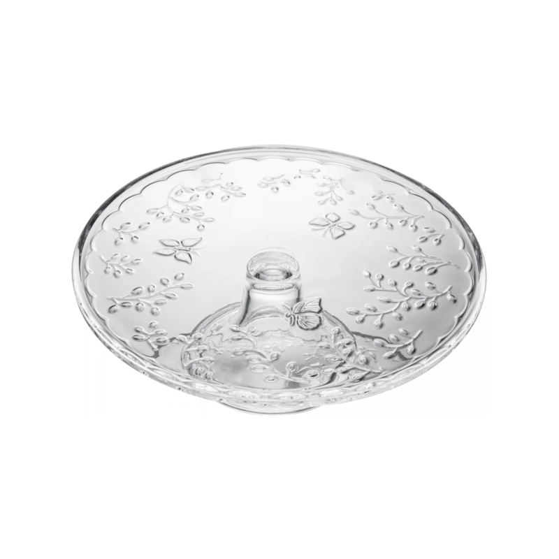 Prato para Bolo Butterfly 30x11,5cm Lyor