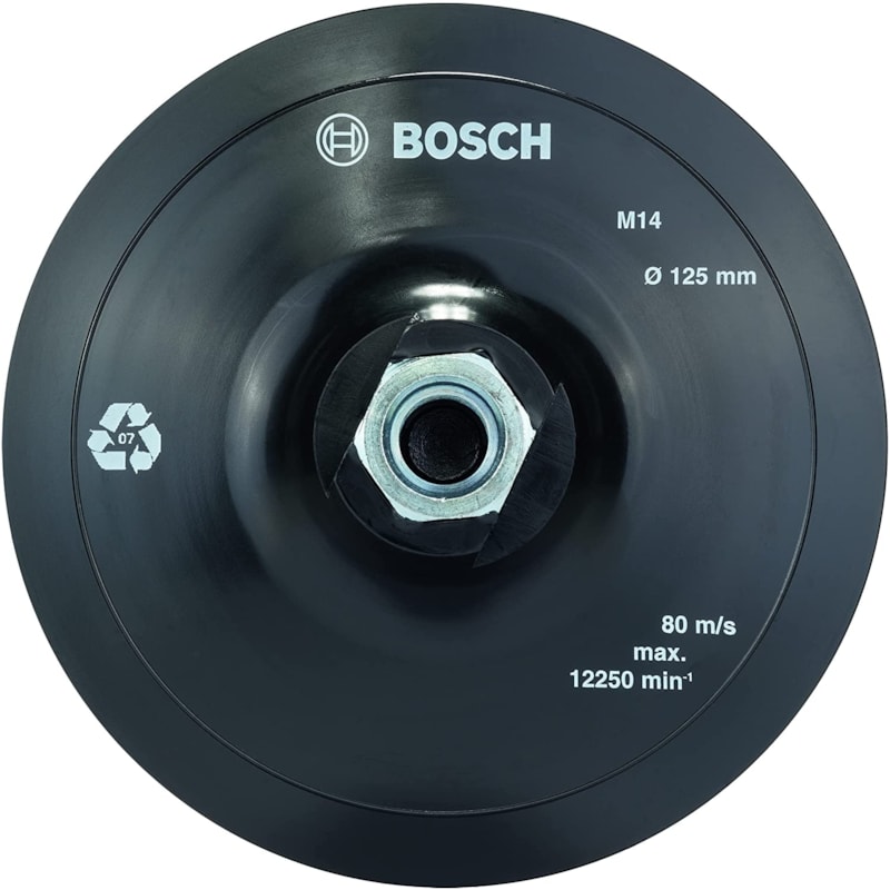 Prato Para Lixar Velcro Porca M14 125MM Bosch