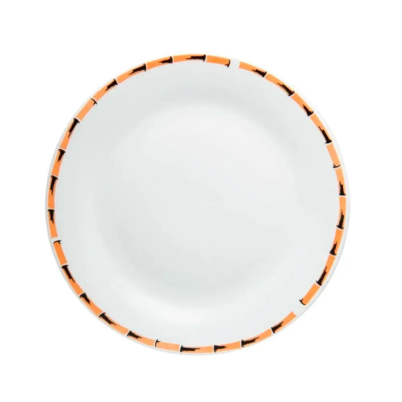 Prato Raso de Porcelana Bambu 27,5cm Lyor 