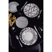 Prato Sobremesa Street em Porcelana Decorada 21cm Tramontina