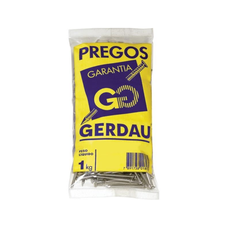 Prego com Cabeça13x11 Gerdau