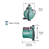 Pressurizador de Água TPA25-15-200 320W Thebe