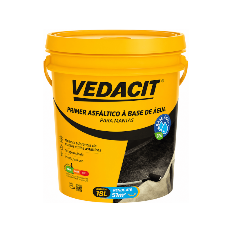 Prime Asfáltico Base de Água 18L Vedacit