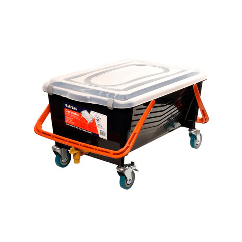 Pro 43L Alça Tampa com Rodízio Atlas