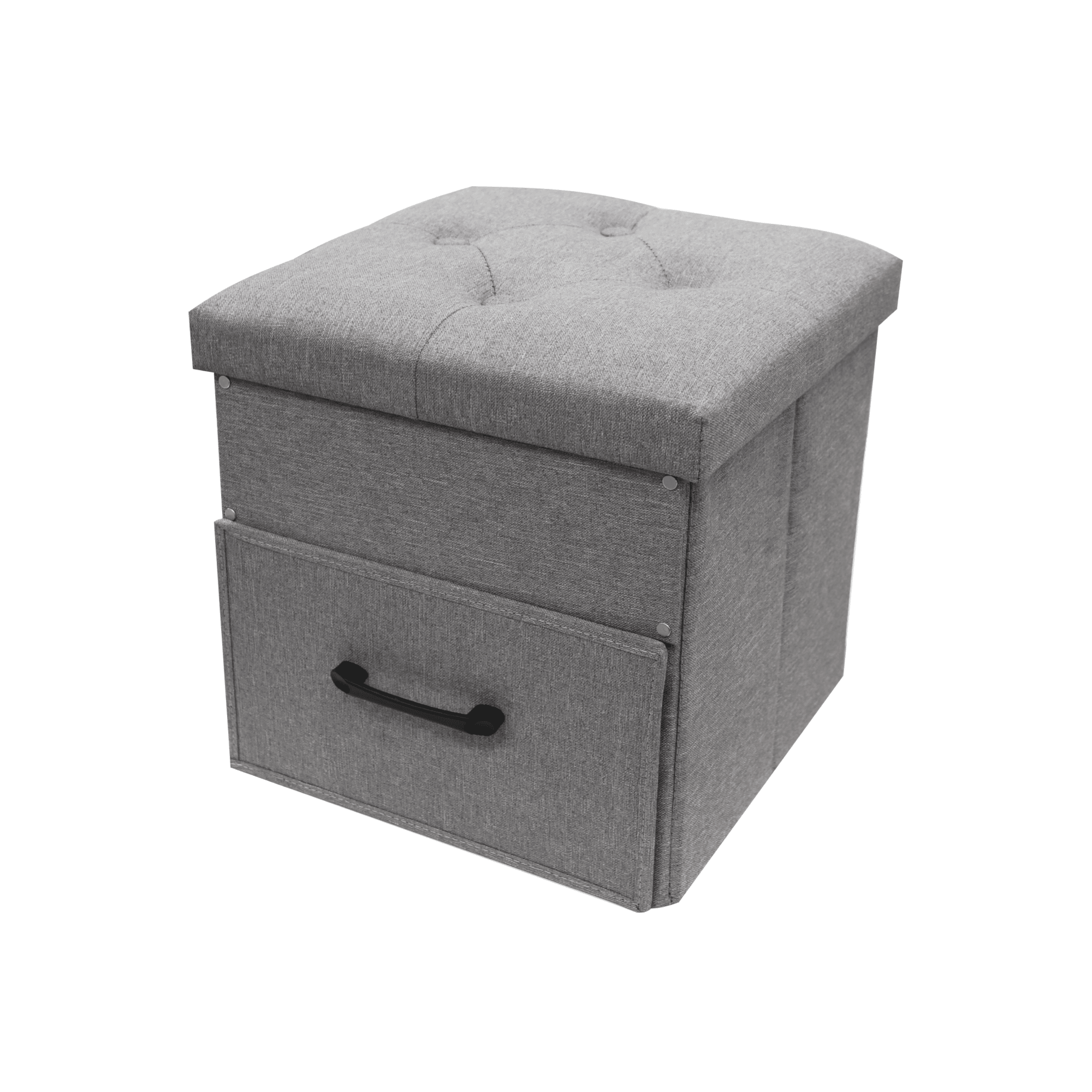 Puff Multifuncional 38x38x38cm Casa Ok - Apotiguar