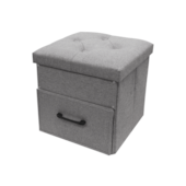 Puff Multifuncional 38x38x38cm Casa Ok Puff Multifuncional 38x38x38cm Casa Ok