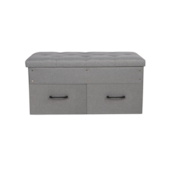 Puff Multifuncional 76x38x38cm Casa Ok Puff Multifuncional 76x38x38cm Casa Ok