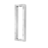 Puxador Retangular 1m Inox Escovado 2 Unidades Ref.92728 Silvana Puxador Retangular 1m Inox Escovado 2 Unidades Ref.92728 Silvana