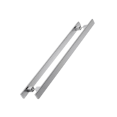 Puxador Retangular 40cm Inox Fosco 2 Unidades Stam Puxador Retangular 40cm Inox Fosco 2 Unidades Stam