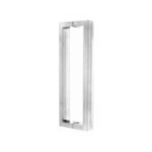 Puxador Retangular Inox Polido 60cm 2 Unidades Silvana Puxador Retangular Inox Polido 60cm 2 Unidades Silvana