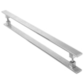 Puxador Reto 80cm Inox Escovado 2 Unidades Ref.97742 Silvana Puxador Reto 80cm Inox Escovado 2 Unidades Ref.97742 Silvana