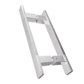 Puxador Reto Inox Escovado 20cm 2und Silvana Puxador Reto Inox Escovado 20cm 2und Silvana