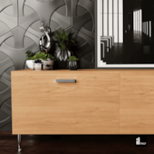 Puxador Rezzo 128mm Inox Polido Italy