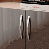 Puxador Sonico 160mm Cromado Italy Line