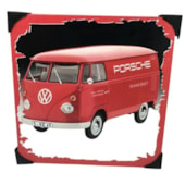 Quadro 20x20cm Metal Fusca e Kombi Nova Aliança (Modelos Sortidos)