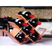 Rack para Vinho em Bamboo 8444 Mor