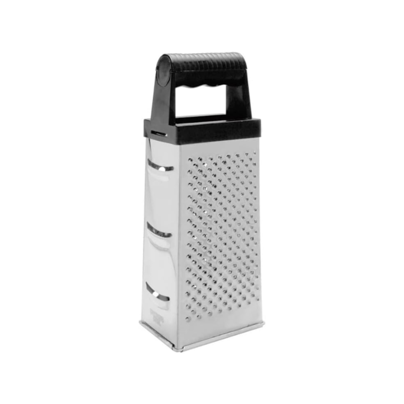 Ralador 4 Faces Quadrado 8 Black Aço Inox Mimo Style