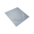 Ralo em Inox 15x15cm Click Redondo Cromado Qualiz