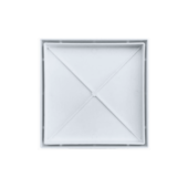 Ralo Invisivel 10x10cm Branco Delta