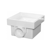 Ralo Invisivel 10x10cm Branco Delta