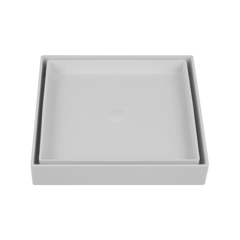 Ralo Oculto Quadrado 15x15cm Branco Astra