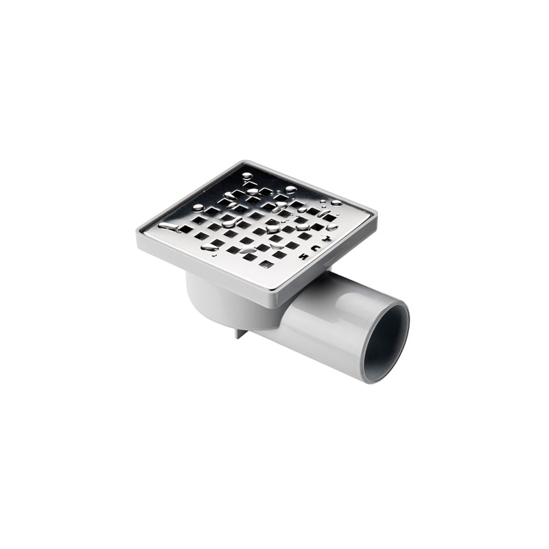 Ralo Sifonado abs Quadrado 10x10cm Inox 304