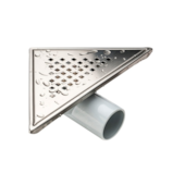 Ralo Sifonado Triangular Abs 17,5x25cm Triangular Inox Odem Ralo Sifonado Triangular Abs 17,5x25cm Triangular Inox Odem