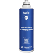 Refil Purificador Facile C8 Redução de Ferro Hidrofiltros Refil Purificador Facile C8 Redução de Ferro Hidrofiltros