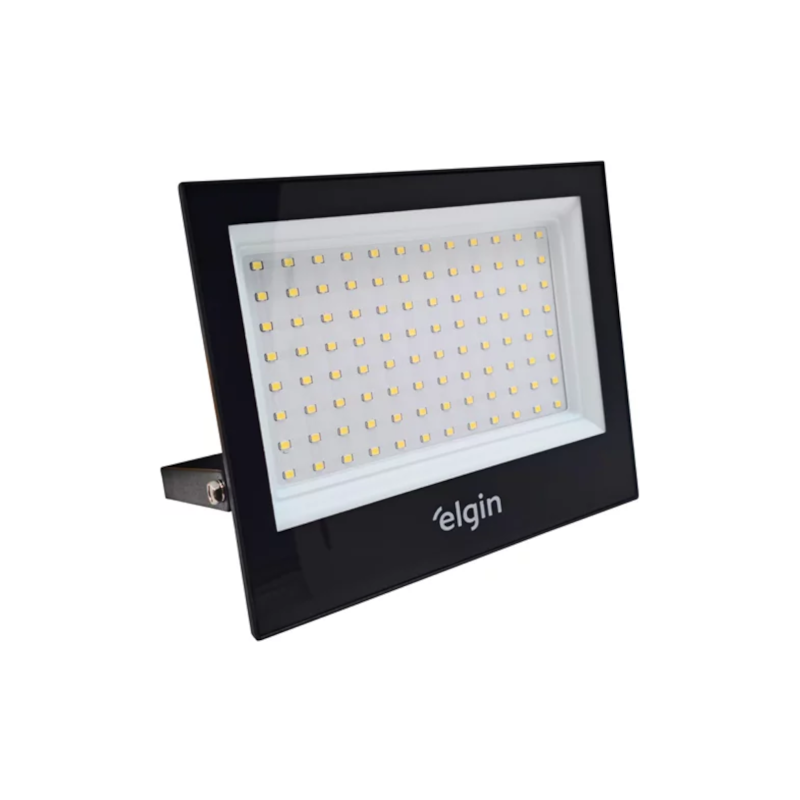 Refletor LED 100W 6500W Preto Elgin