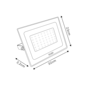 Refletor LED 150W 6500K Elgin