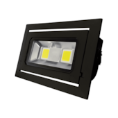 Refletor LED 60W 4000K Nimus Preto Fosco Avant