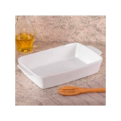Refratário com Alça Basic Branco 20,5x34x5cm Lyor