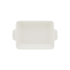 Refratário de Porcelana com Alça Basic Branco 14,5x23,5x5cm Lyor