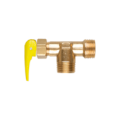 Registro de Bloqueio 90° para Gás 1/2" Jackwal