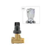 Registro de Pressão3/4" 5416 C25 1/4 de Volta Jed Metais 