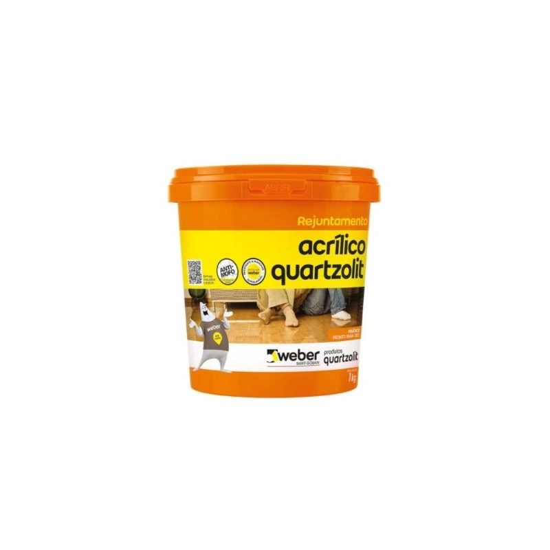 Rejunte Acrílico Preto Grafite 1Kg Quartzolit