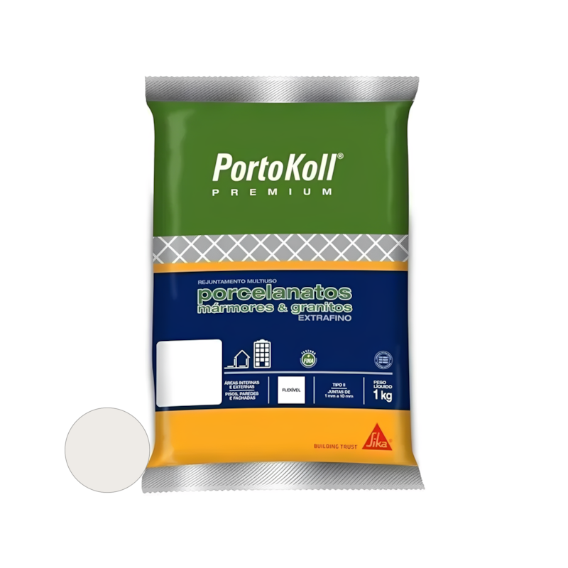 Rejunte Extra Fino Corda 1kg Portokoll