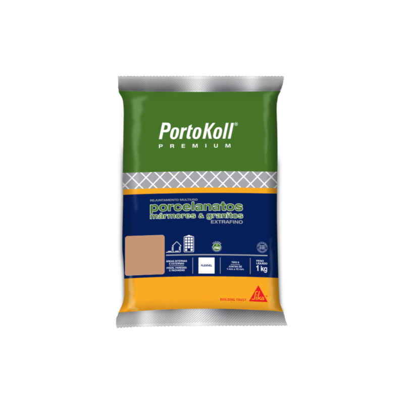 Rejunte Extrafino Bege 1Kg Portokoll