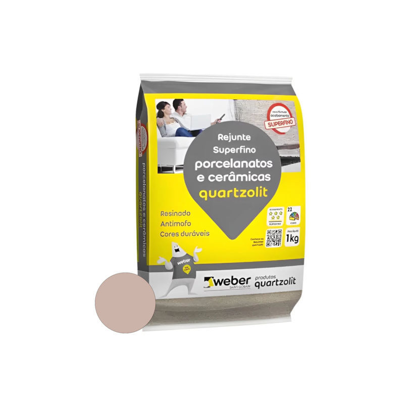 Rejunte Porcelanato Marrom Tabaco 1kg Quartzolit