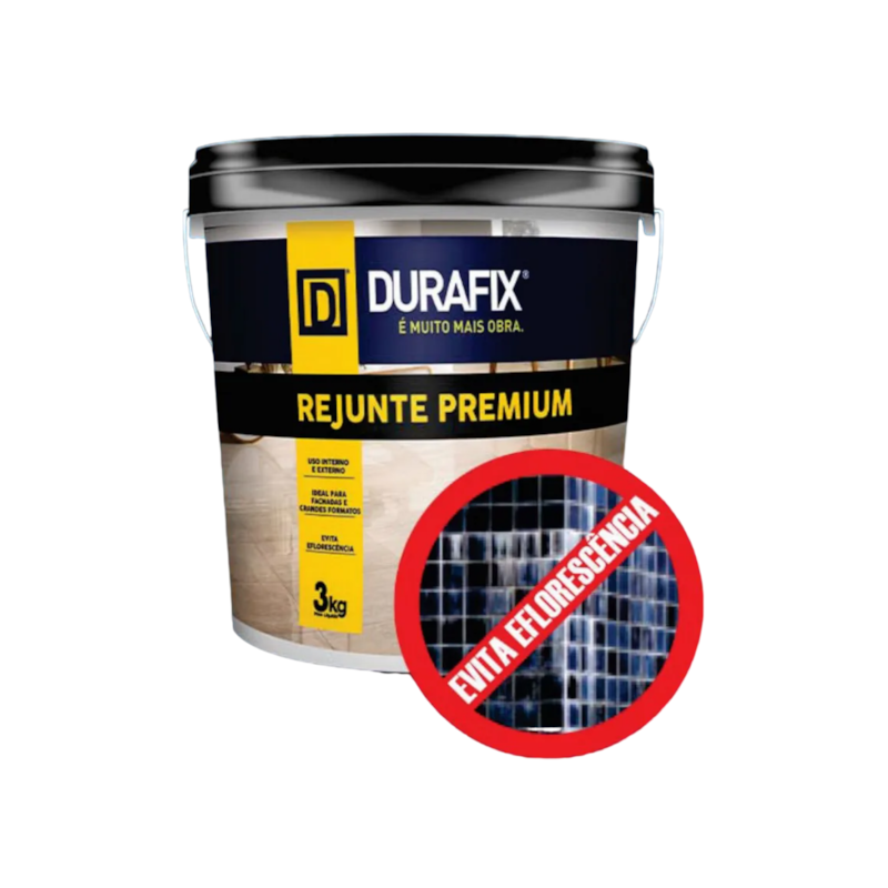 Rejunte Premium Branco 3kg Balde Durafix