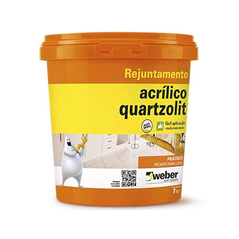 Rejunte Quartzolit Acrílico Bege 1KG