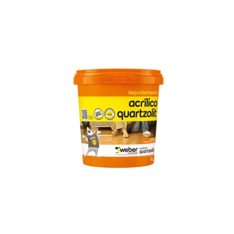 Rejunte Quartzolit Acrílico Preto Grafite  1KG